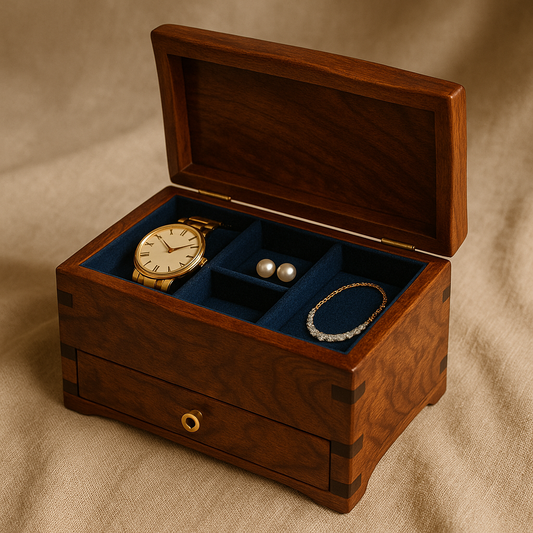 Boîte à bijoux précieuse en bois noble – L’artisanat d’exception au service de vos trésors